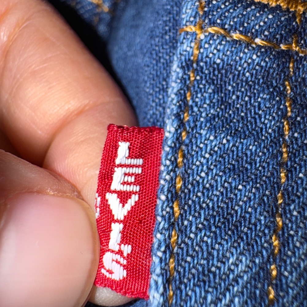 Levis 501s Skinny Distressed Jeans Med Wash Big E W27 L28 Premium Button Fly - Picture 5 of 14